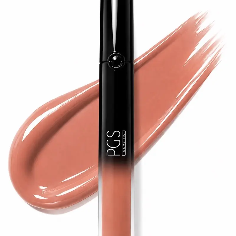 PGS Cosmetics Naked Lipgloss - Beautiful Beige Lipgloss for Everyday Wear or Special Occasions - Lipstick, Makeup