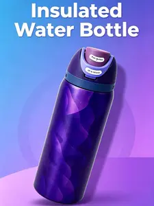 Owala FreeSip 32oz water bottle Flash Purple Gradient, Portable Drink Cup, Leak-proof Design, 2-in-1 Straw, BPA-Free, Ideal Choice For Sports Enthusiasts