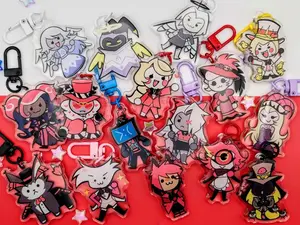 Hazbin Hotel Mini Keychains