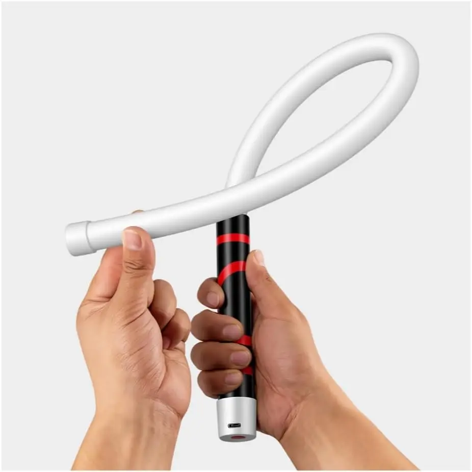 Bendable LED Flashlight Stick- 30inches Flexible LED Work Light, High Lumen Magnetic Inspection Light, Rechargeable 3-Hour Runtime, Hands-Free Repair Light for Car Engine, Mechanic, Off-Road,Summervibes.Father’s Day Gift