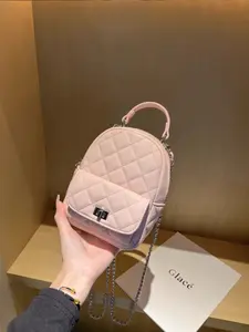 Elegant Small Grid Pattern Casual Shoulder Bag for Women, New Fashion Versatile Crossbody Bag, Travel Backpack, Stylish Daily Use High Quality Bag