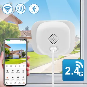 Indoor Security Camera, No-Drill Installation, Wireless Security Cameras, 2.4G WiFi Smart Camera with Detachable Frame, Two-Way Audio, Motion Detection Alert, TF Card & Cloud Storage for Home Apartment Pet Safety