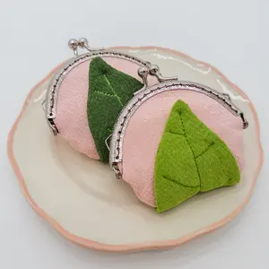 Sakura Mochi Coin Pouch – Kyoto Chirimen Fabric