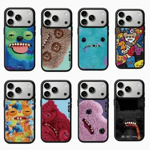 Fuggler Neon Plushcore Weirdcore Cute Monster Phone Case Compatible with for iPhone 17, 16, 15, 14, 13, 12, 11, X & Samsung Galaxy