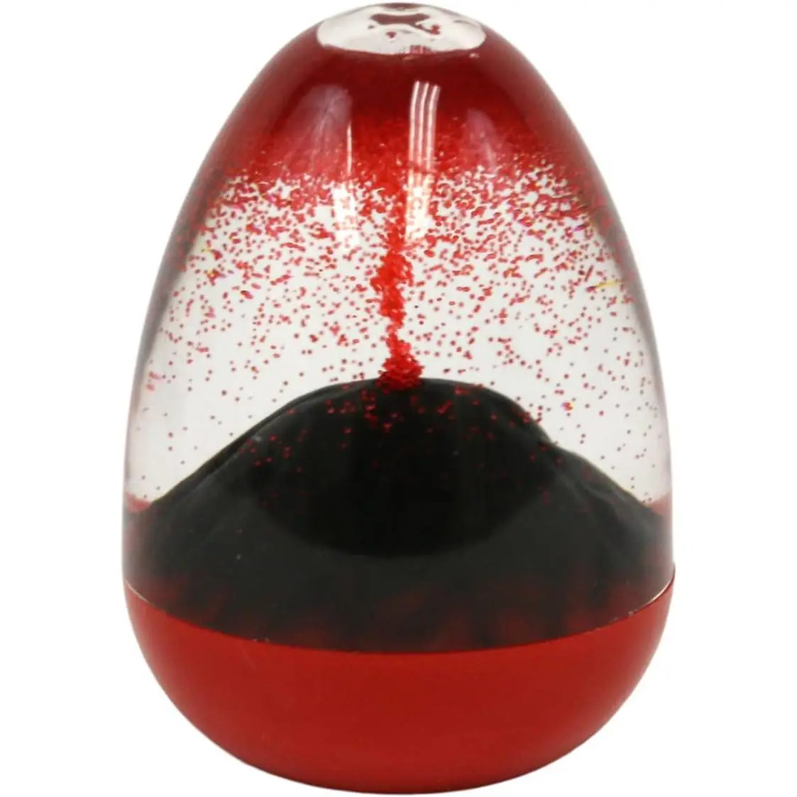 Erupting Volcano Motion Bubbler Stress & Relaxation Toy, 2.25 Inches Wide, 3.5 Inches Tall, Calming Timer, Invert-and-Turn Party Bag Gift for Home & Festive Use