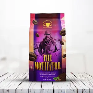"The Motivator" by Big Guns Coffee – the coffee blend that's about to become your new personal cheerleader! This medium roast concoction is crafted to light up your motivation like a dad's grill at a backyard cookout.