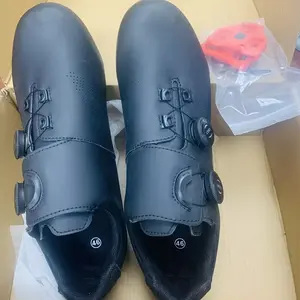 Bicycle Shoes Men'S Cycling Sneaker Mountain Road Bike Footwear Cycling Sneakers - Breathable, Self-Locking SPD Cleats For Mountain Biking & Road Racing Black Color