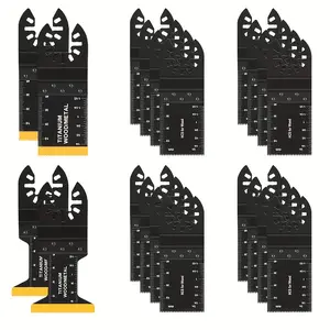 Titanium Oscillating Saw Blades - Multi-Tool Blades Designed For Cutting Through Metal Nails, Wood, Plastic, And Tough Materials, Compatible With Various Tools