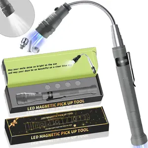Pickup Tool Gifts for Men, Stocking Stuffers for Men Adults, Telescoping  Flashlight Christmas Birthday  for Dad, Mens, Him, Husband, Grandpa, Handyman