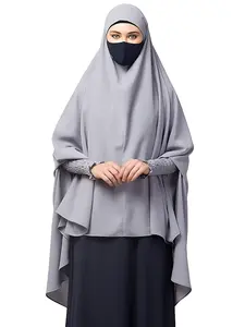Women & Girls Firdaus Fabric Khimar With Full Sleeves Size 30X20X2 CM