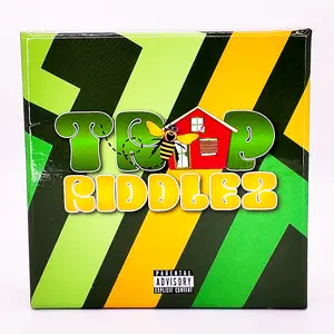 Trap Riddlez Card Game - Adult Party Riddle Game for Game Night - Brain Teaser Challenges 2+ Players - Family Friendly with Adult Mode - Quick 30 Second Rounds - Parental Advisory Explicit Content