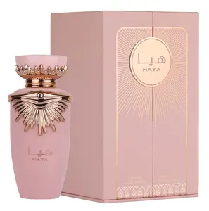 Lattafa Haya Eau de Parfum Spray for Women, 3.4 Ounce