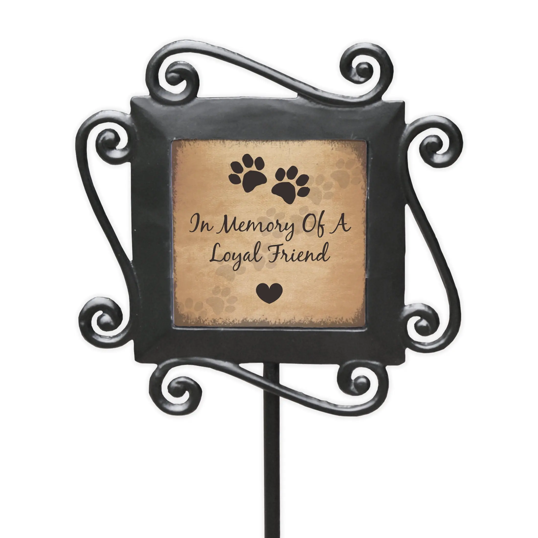 Giftsforyounow Pet Memorial Garden Sign  Â€Œin Memory Of A Loyal Friendâ€ Outdoor Dog Or Cat Loss Plaque, Pet Remembrance Gift