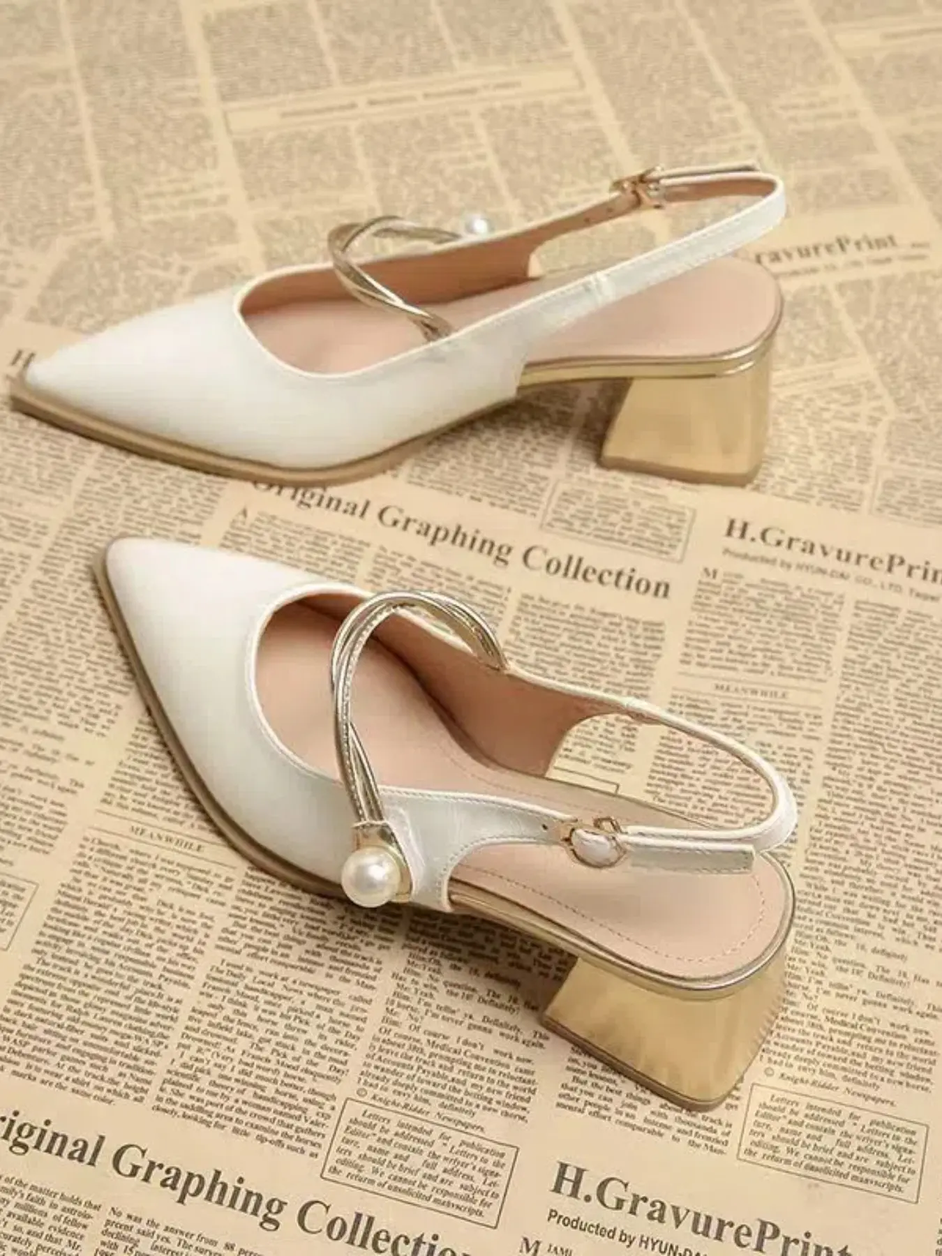 Women's High Heel Sandals Vintage Style Summer 2026 New Chunky Sole Elegant Dress Shoes Pointed Toe PU Leather Casual Spring & Fall Classic Sandals