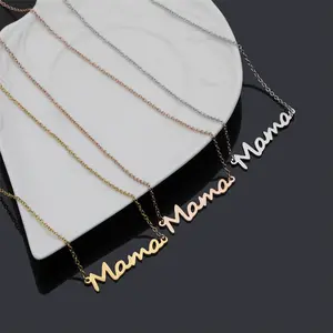 Mama Chain Necklace - Gold/Silver/Rose Gold, Great Mother's Day Gift for Mom