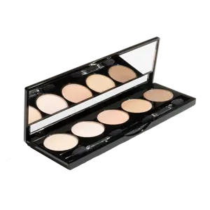 Juwel Cosmetics Eye Shadow Palette, Talc-Free Highly Pigmented Pressed Powder, Eye Makeup Palette that Blends Perfectly, 5 Shades of Paraben-Free and Sulfate-Free Eyeshadow, Barely There