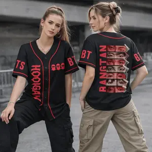 K-pop Boy Band Baseball Jersey, Print Baseball Jersey, Sport Jersey for Men and Women,World tour 2026, Vibes, Gift for army