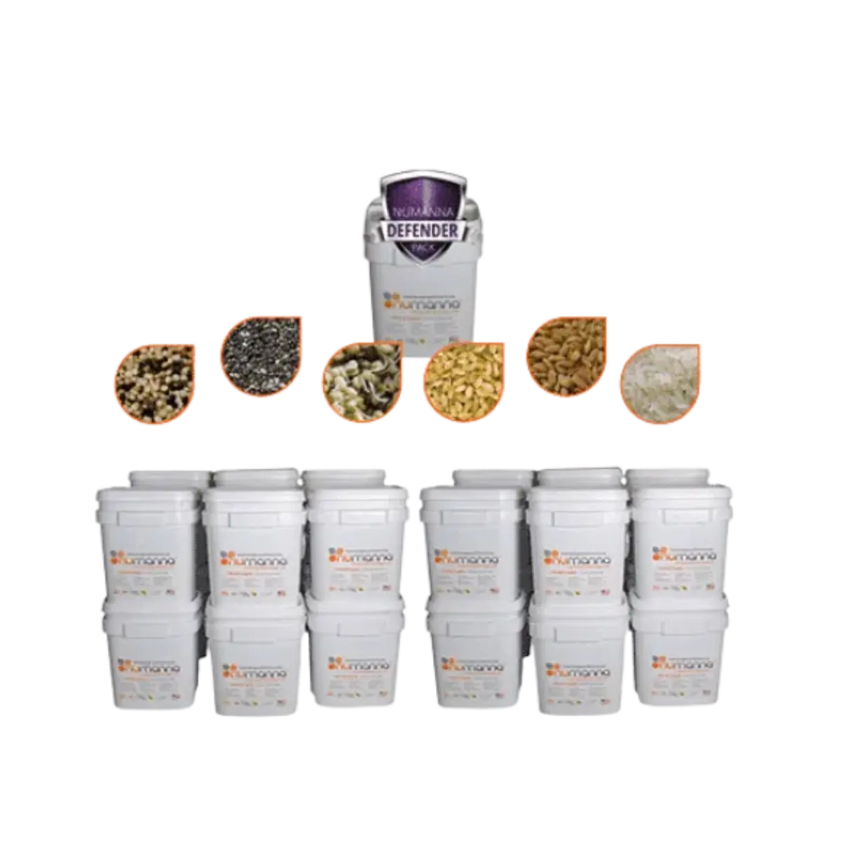 NuManna Homesteader Package - 4680 Total Servings