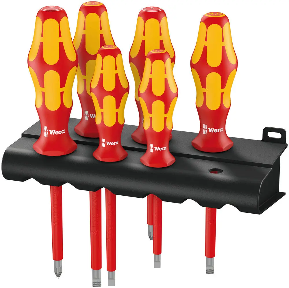 WERA 05006145001 160I/6 VDE-INSULATED SCREWDRIVER SET WERA 05006145001 160I/6 VDE-INSULATED SCREWDRIVER SET