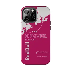 Energy Drink Inspired "Night Shift" Red Bull Edition Case Compatible with iPhone 17 16 15Pro, 14, 13, 12, 11, 8, XR Mini, Pro Max, Plus & SAMSUNG GALAXY 21 S22 S23 S24 25 ULTRA PLUS Accessories Protection unisex