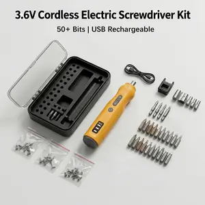 HANWISE Portable Cordless Screwdriver Set With Adjustable Design, Long Battery Life AndHigh Torque. It Comes With An LED Light, Magnetic SDS Maintenance Kit And A Full Range OfAccessories, Suitable For Both DIY Enthusiasts And Professional Users.