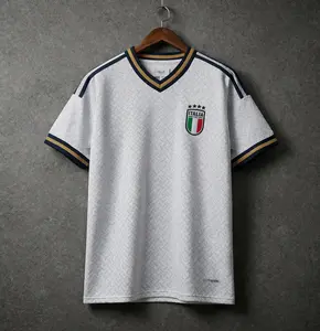 Italy 2026 Football Jersey Embroidered Logo Shirt, Italia Soccer Jersey Men, Vintage Style Fan Gift, Sports Tee