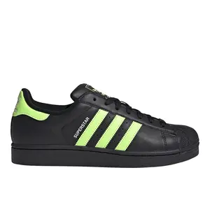 adidas Mens Superstar Ii Lace Up Sneakers Shoes Casual - Black