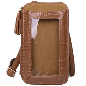 Julia buxton Everywhere Wallet on a String Crossbody – Vegan Leather RFID Blocking Wallet Purse with Phone Pocket, Card Slots, Bill Slot & Adjustable Strap for Travel & Everyday Use