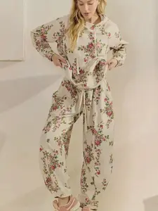 Floral French two pieces set