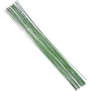 20 Gauge Green Floral Stem Wire 16 inch,50pcs/Package