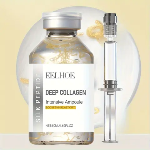 Peptide Firming Serum Ampoule| Facial Essence with Collagen and 30 Peptide Complex| Light Beige Firming Lift(Botax Effect) Firm Advanced Anti Aging| 72 Hours Moisturizing, Unscented Face Drops for All Skin Types| Filler Serum