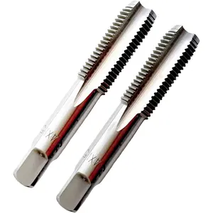 2Pack M14 x 1.5 Metric Thread Tap, M14 x 1.5mm  Steel Hand Tap,Right Hand Thread Tap 1Pair