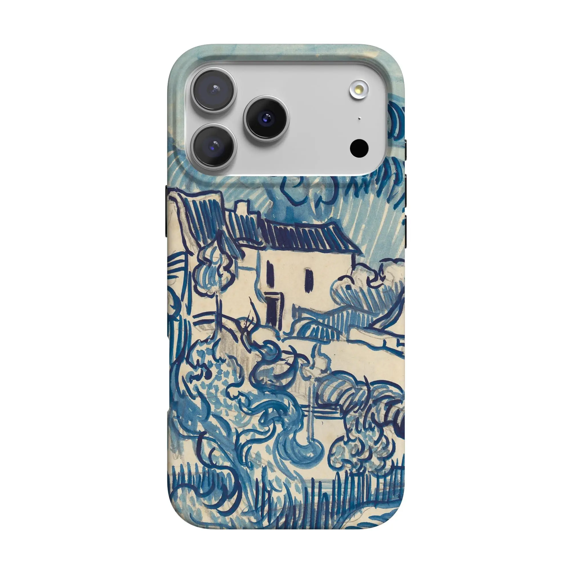 Casely iPhone 17 Pro Max Case | Van Gogh Museum | Landscape With Houses | Compatible with MagSafe | Classic Ultra Thin Design