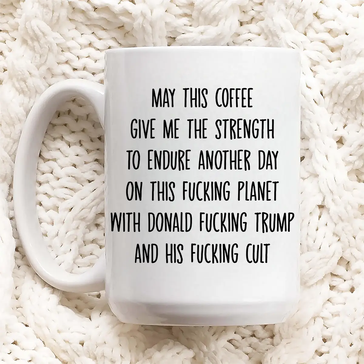 FDT Mug For Coffee Lover 11 or 15oz, Liberal Leftist Pro Choice Feminist Antifascist Democrat Best Friend Coworker Gift, Political Mug, Perfect for Ha