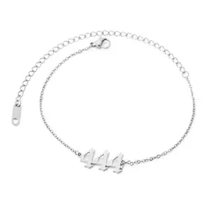 444 ANGEL NUMBER ANKLE BRACELET