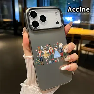 Phone Case for iphone 17 Pro Max 16 Plus 15 14 13 12 11 Air XR E Nutcracker Ballet Scene Pattern IMD Hard Polycarbonate Drop Protection Phone Bumper Cover for Boy