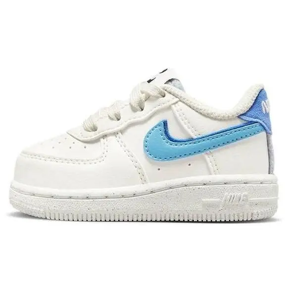 Toddler's Nike Air Force 1 LV8 2 Sail/Bl Chill-Medium Blue (DV0753 100)