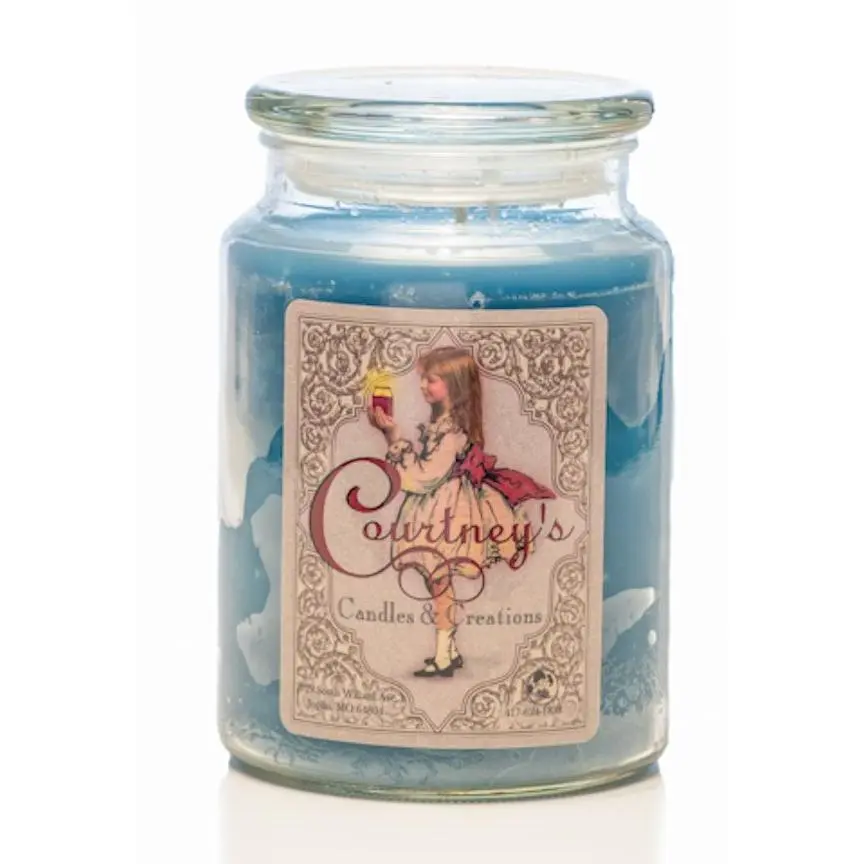 Clean Cotton - Courtneys Candles Maximum Scented 26oz Large Jar Candle