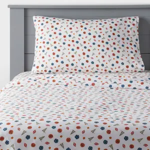 Full Boy Sport Kids' Cotton Sheet Set - Pillowfort