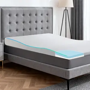 Bed Wedge Pillow  Size, 5-Inch Thickness  Curved Mattress Topper for   of ,   & , 2-in-1 Adjustable Inclined Support System