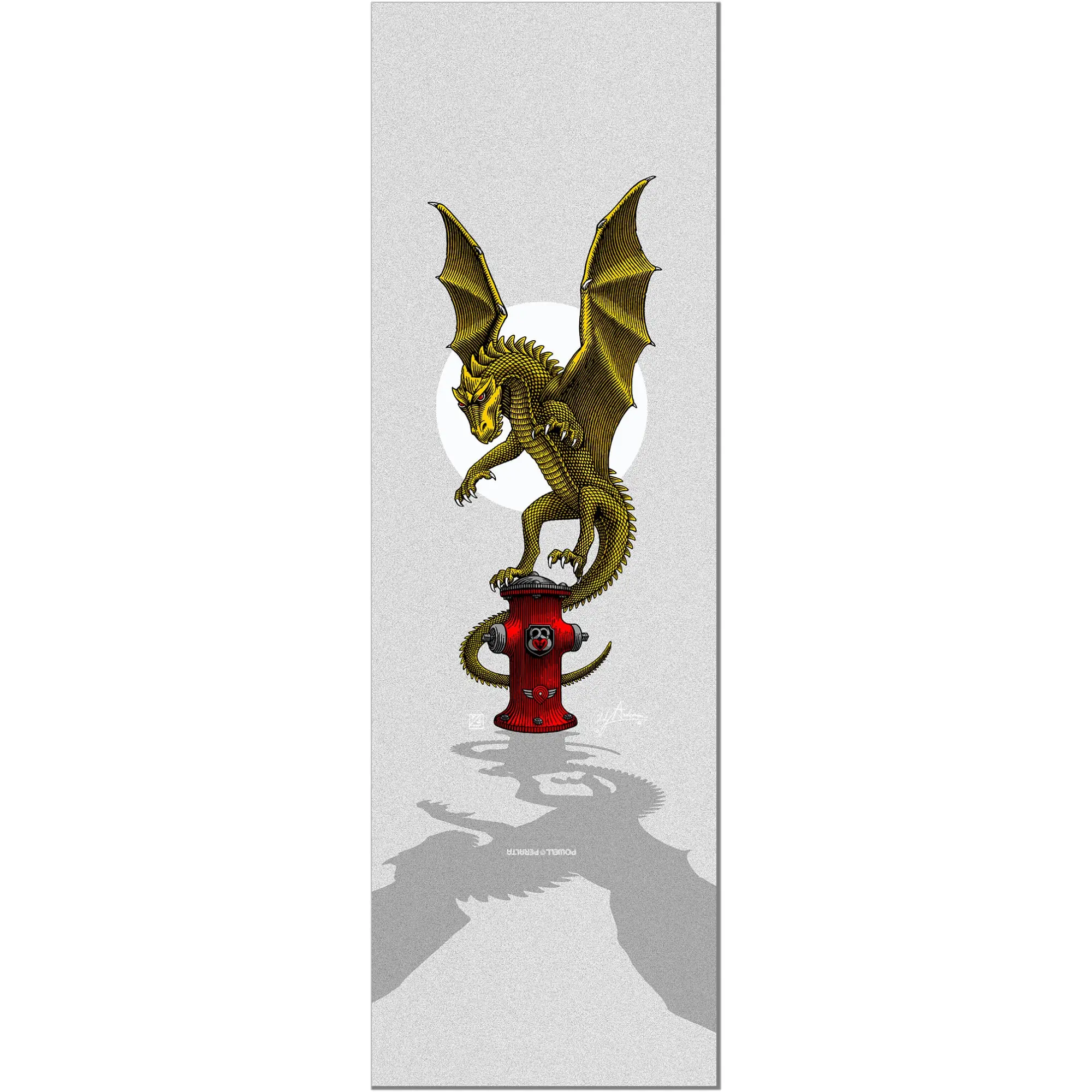 Powell Peralta Skateboard Griptape Andy Anderson Hydrant Clear 10.5" x 33"