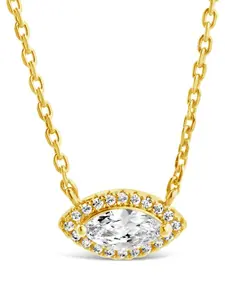 Jamie CZ Evil Eye Pendant Necklace