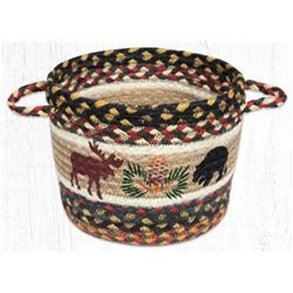9 x 7 in. Bear & Moose Printed Utility Basket