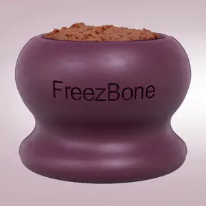 FreezBone - Purple Cooling Chew Toy for Dogs with Food Filled Design