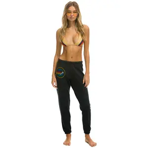 AVIATOR NATION MALIBU SWEATPANTS - CHARCOAL