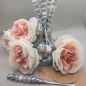 Beaded Letter Opener | Stainless Steel 7” | Handmade Beaded Handle | Gift Ready