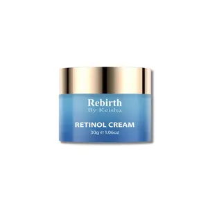 Rebirth By Keisha Retinol Cream 30g - Anti-Aging, Acne Treatment, Fades Hyperpigmentation, Improves Skin Texture & Tone - 24 Months Shelf Life - Skincare, Facial