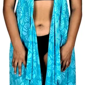 Magic Sarong - Hibiscus - Seafoam on Verdian Green