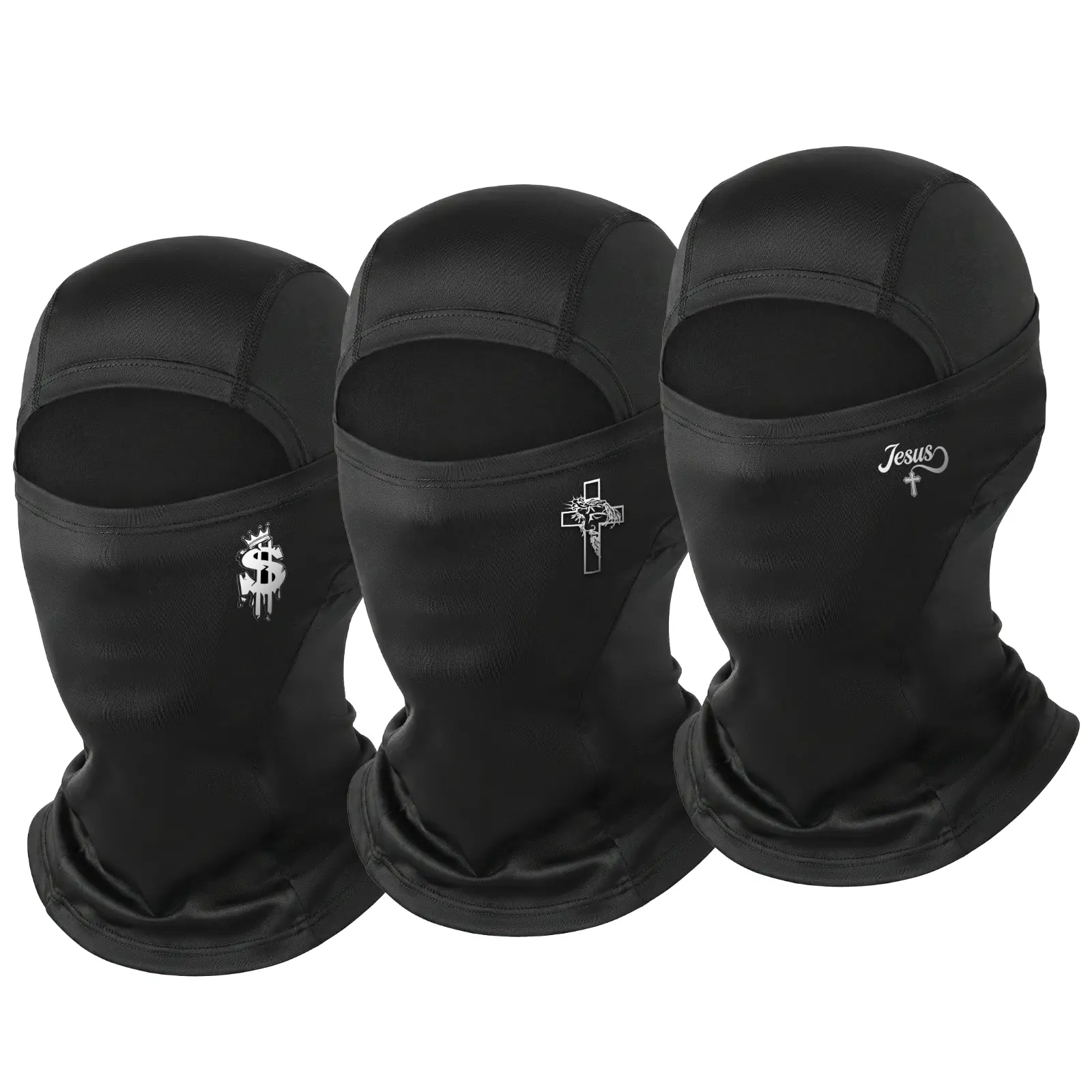 3 Packs Ski Mask Sun UV Protection Hood Breathable, Summer Masks,Balaclava Face Mask for Men Women-Cooling Motorcycle Mask for Fishing Cycling Hiking