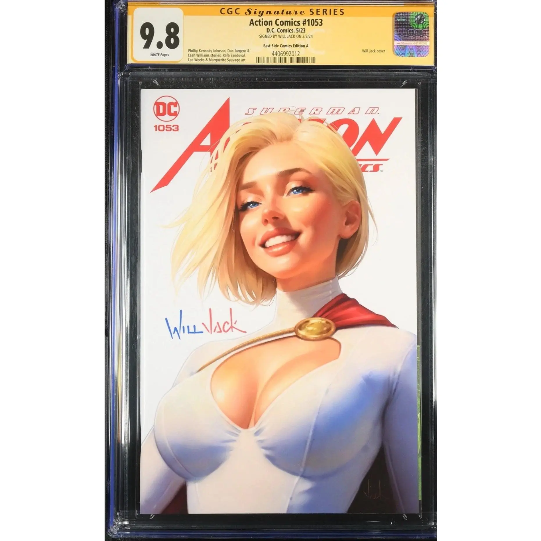 Action Comics #1053 Signed by Will Jack CGC 9.8